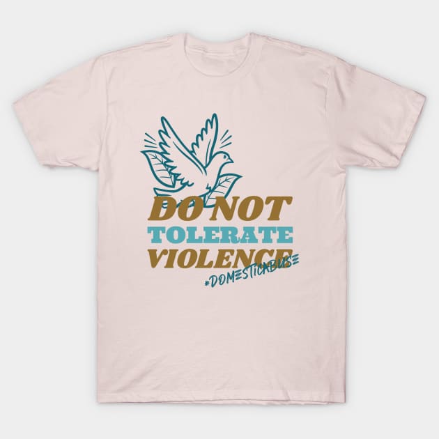 domestic violence awareness T-Shirt by Tip Top Tee's